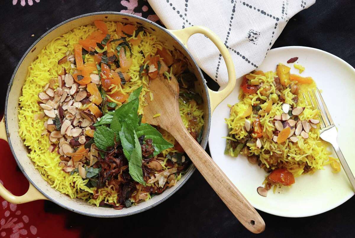 Anita Jaisinghani's garbanzo and vegetable biryani