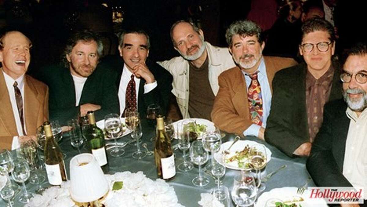 Sure, you've got Hollywood luminaries like (from left) Ron Howard, Steven Spielberg, Martin Scorsese and Brian De Palma around the birthday table on May 14, 1994, but the three men at the right -- George Lucas, Robert Zemeckis and Francis Ford Coppola (father of Sofia Coppola) -- are the ones pertinent to this week's quiz.