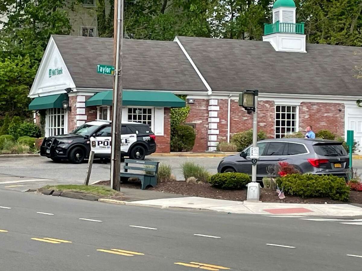 The M&T Bank in Cos Cob was the scene of a robbery Wednesday morning, police said.