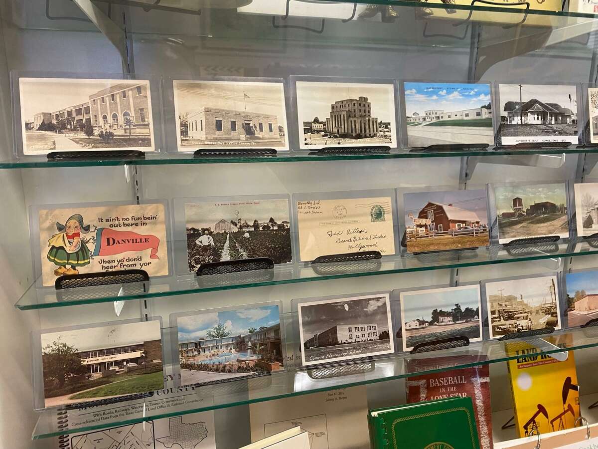 The Heritage Museum of Montgomery County recently debuted an exhibit of postcards featuring bygone Conroe landmarks. The display will be up through the end of summer.