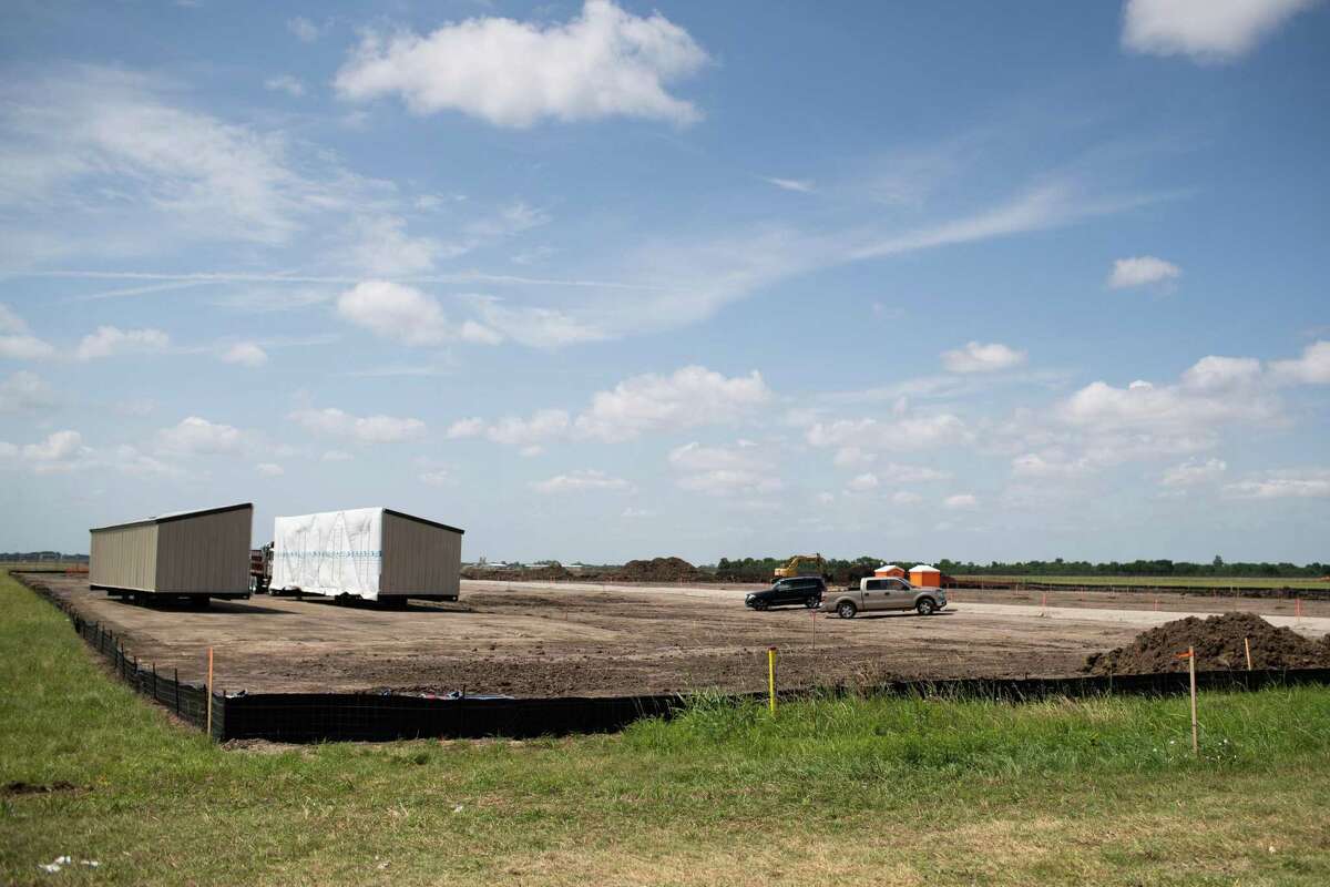 Area where Axiom Space will build a facility inside the Houston Spaceport, Wednesday, May 11, 2022, in Houston.
