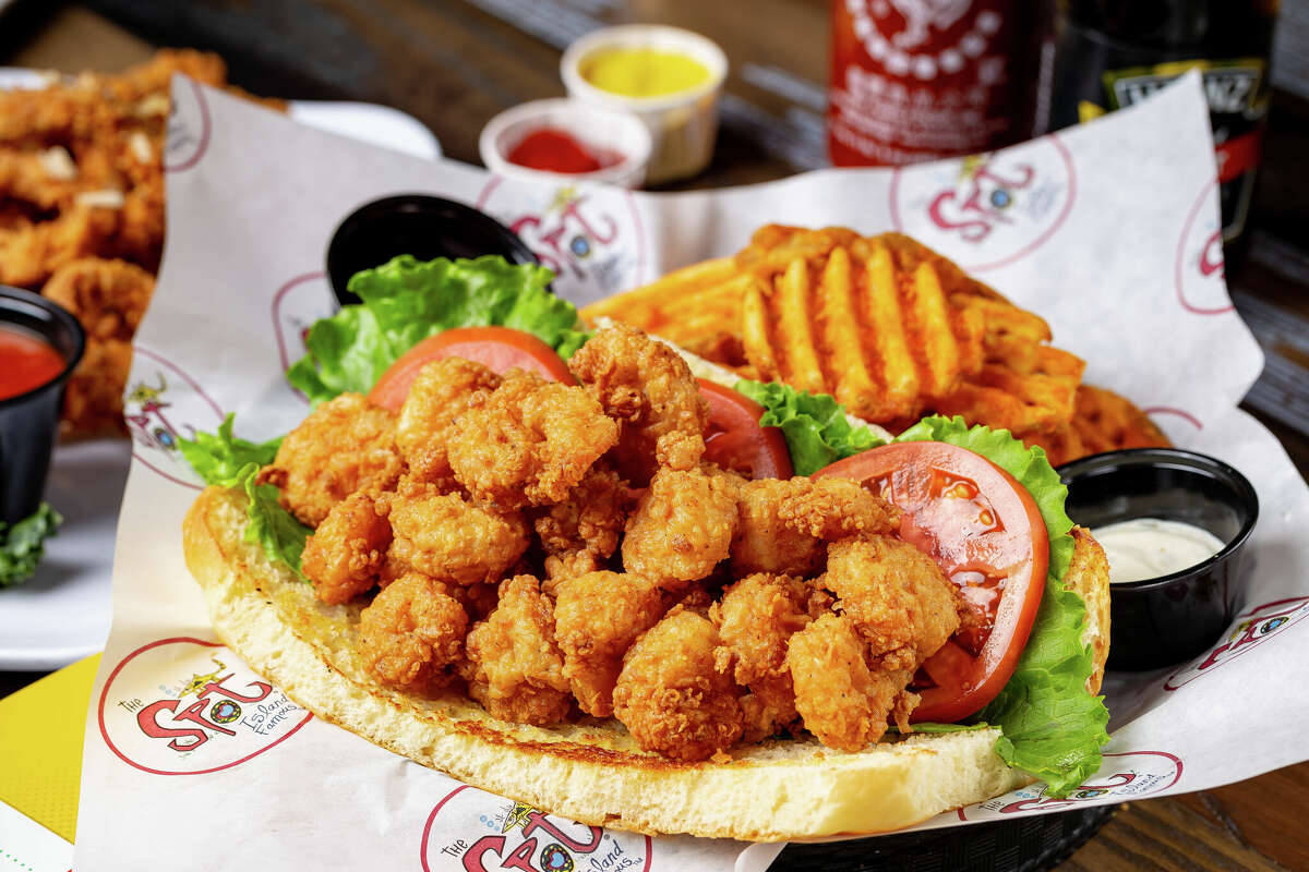 Fried seafood goodness is abundant on the menu at The Spot in Galveston.