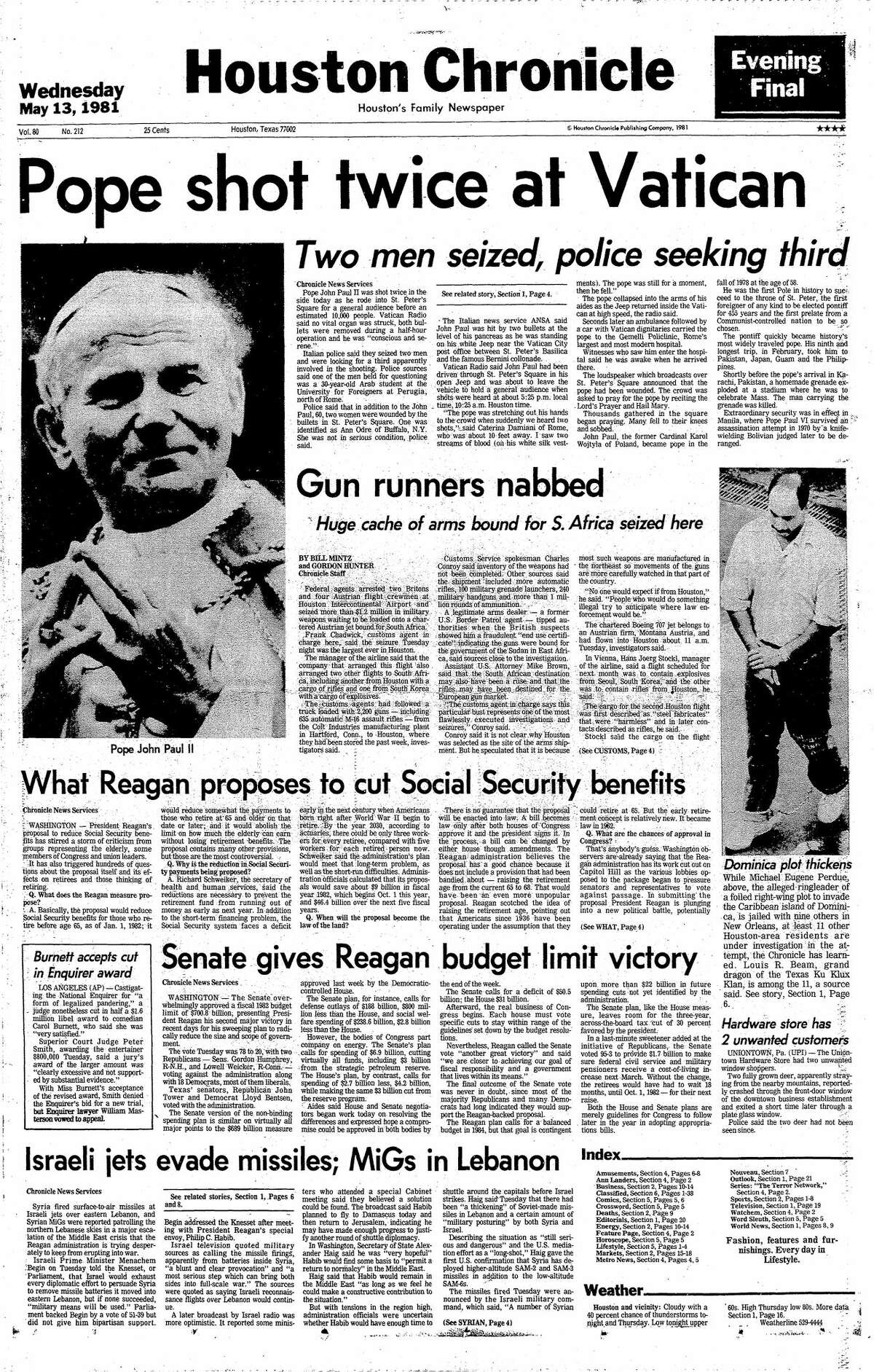 This Day In History, May 13, 1981: Pope John Paul II Is Shot By A Would ...