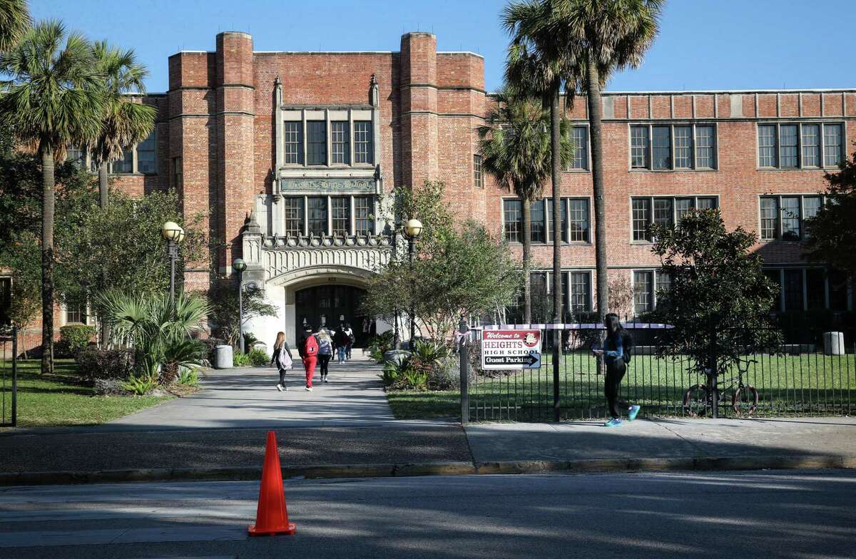 Heights High School, photographed Monday, Nov. 8, 2021, in Houston.