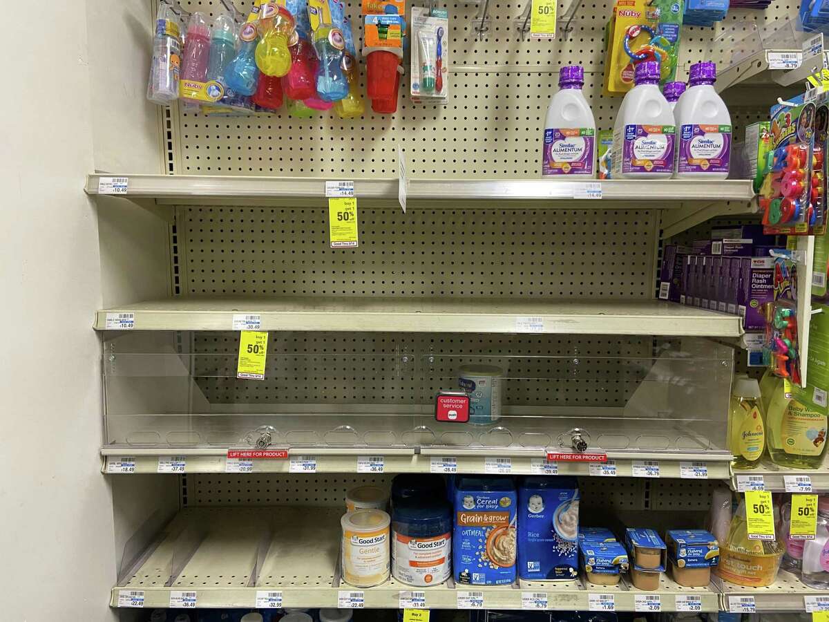 Shelves with baby formula are nearly empty at Bay Area retailers, and stores are limiting the amount each customer can purchase.