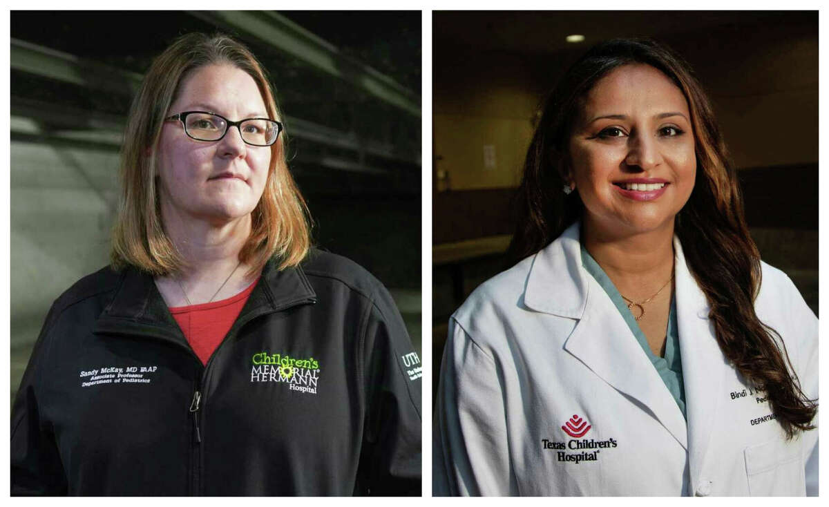 Dr. Sandra McKay, of UTHealth Science Center at Houston, and Dr. Bindi Naik-Mathuria, of Baylor College of Medicine.