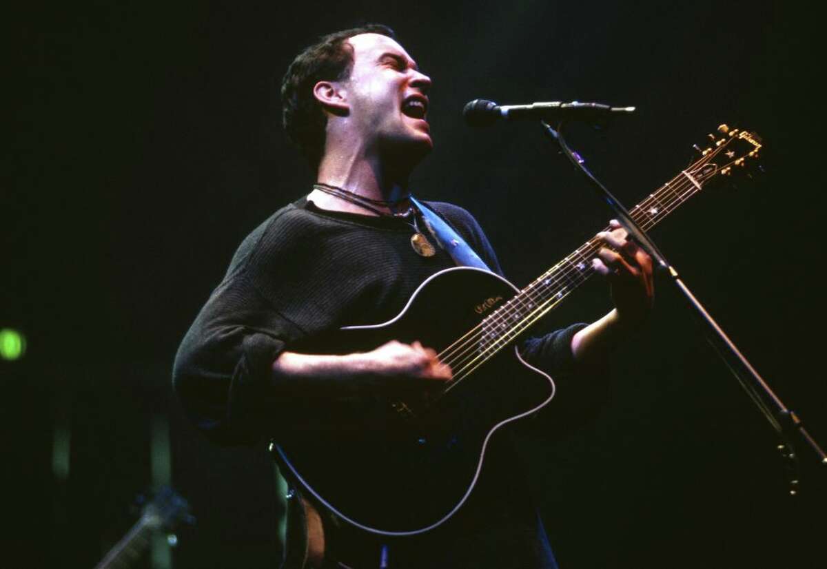 The Dave Matthews Band recorded its first two albums in Woodstock. The second, the 1996 mega-hit “Crash,” was nominated for several Grammys and won Best Rock Vocal Performance by a Duo or Group for the song “So Much to Say.” (Dave Matthews performs here at Arco Arena on November 12, 1996 in Sacramento.)