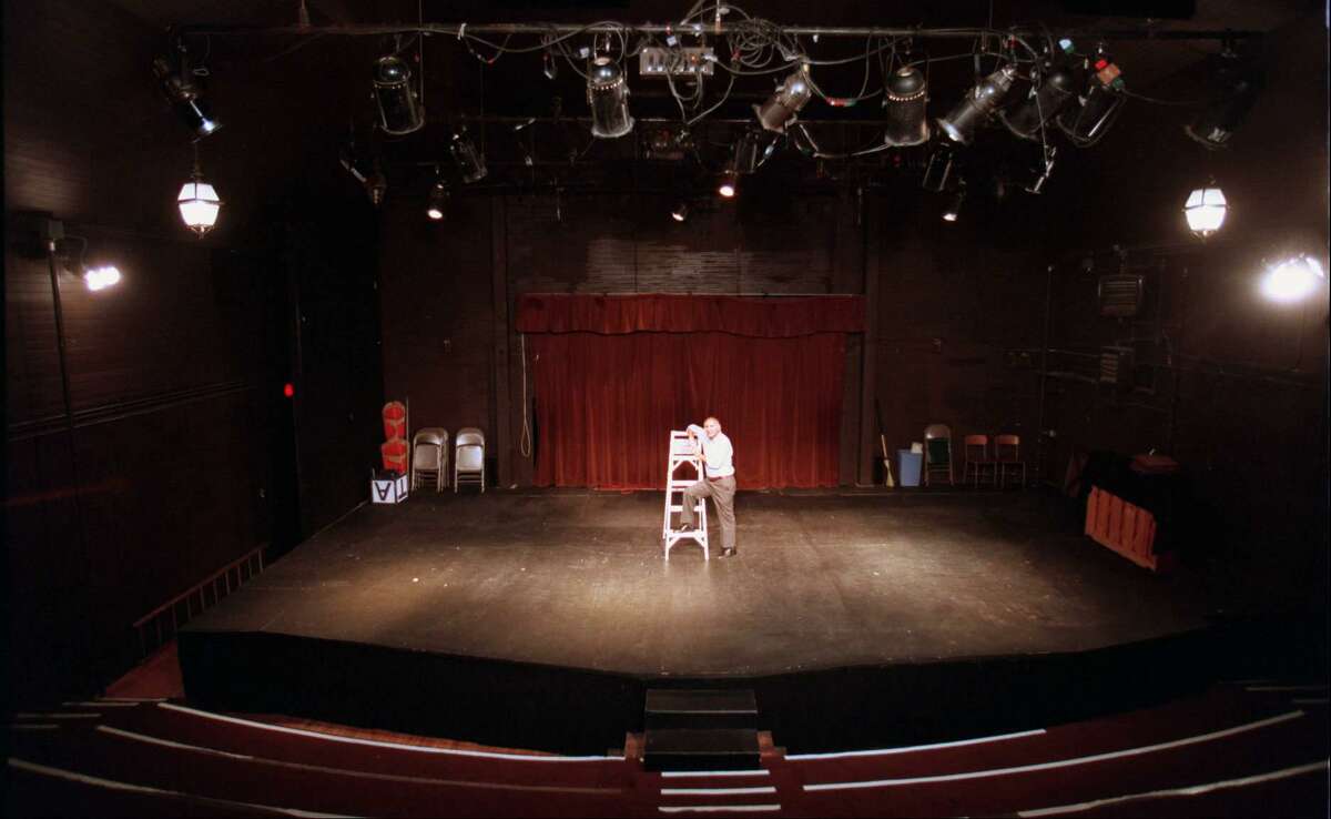 Steve Karp on the Stamford Theatre Works stage in 1997.