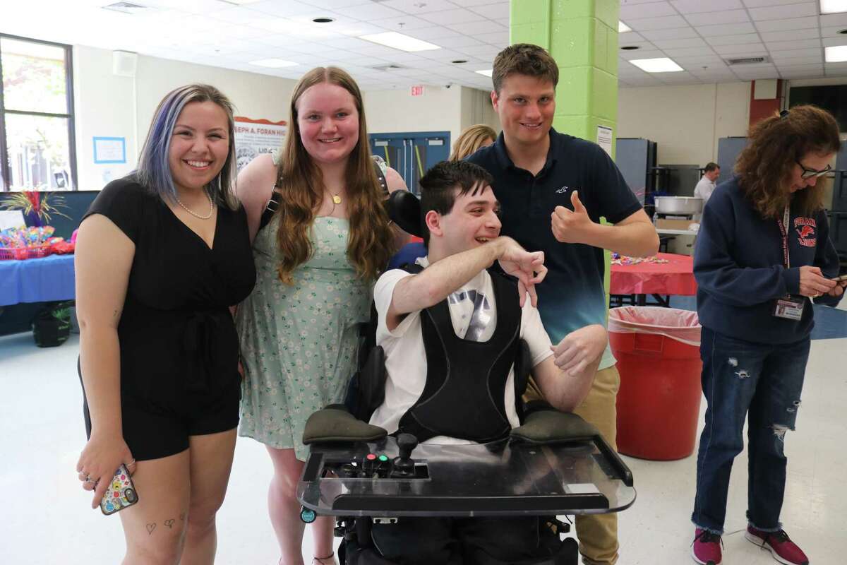 Joseph A. Foran High's cafeteria played host to the annual Unified prom on Monday, May 9, 2022.