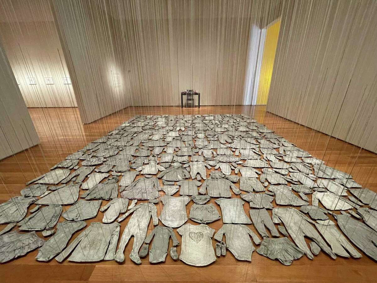 Beili Liu's installation, “Each and Every/Houston,” is on display at the Asia Society Texas Center as part of the “Making Home: Artists and Immigration” exhibit.