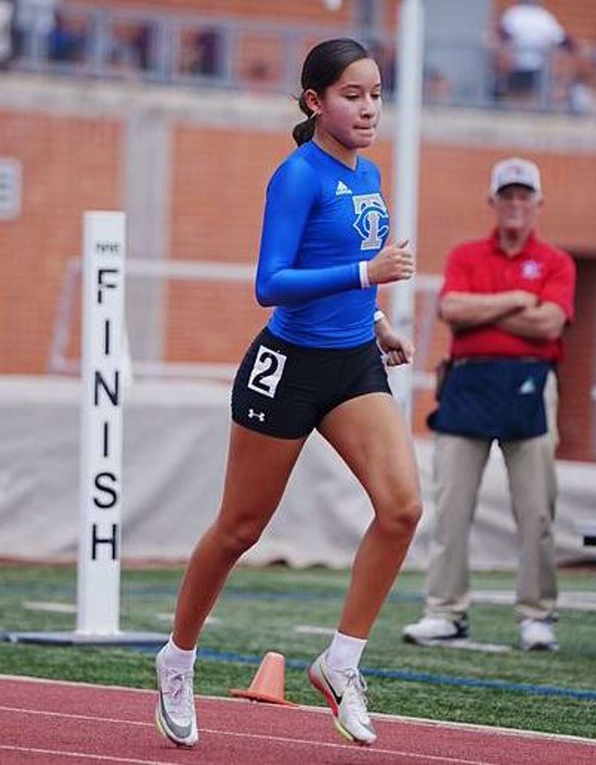 Emily Loredo is the LISD record holder in both the 100-meter, and 200-meter dash.