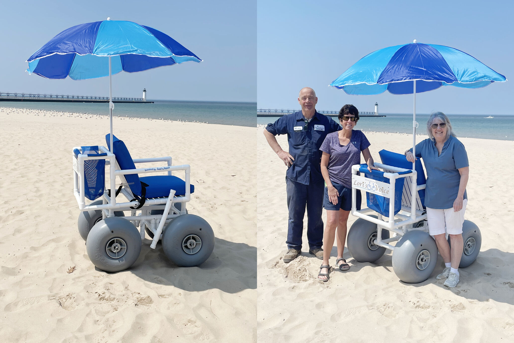 How Manistee teamed up to give accessible seating options at beaches