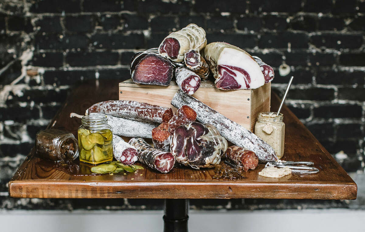 A variety of Texas cured meats from Cured.