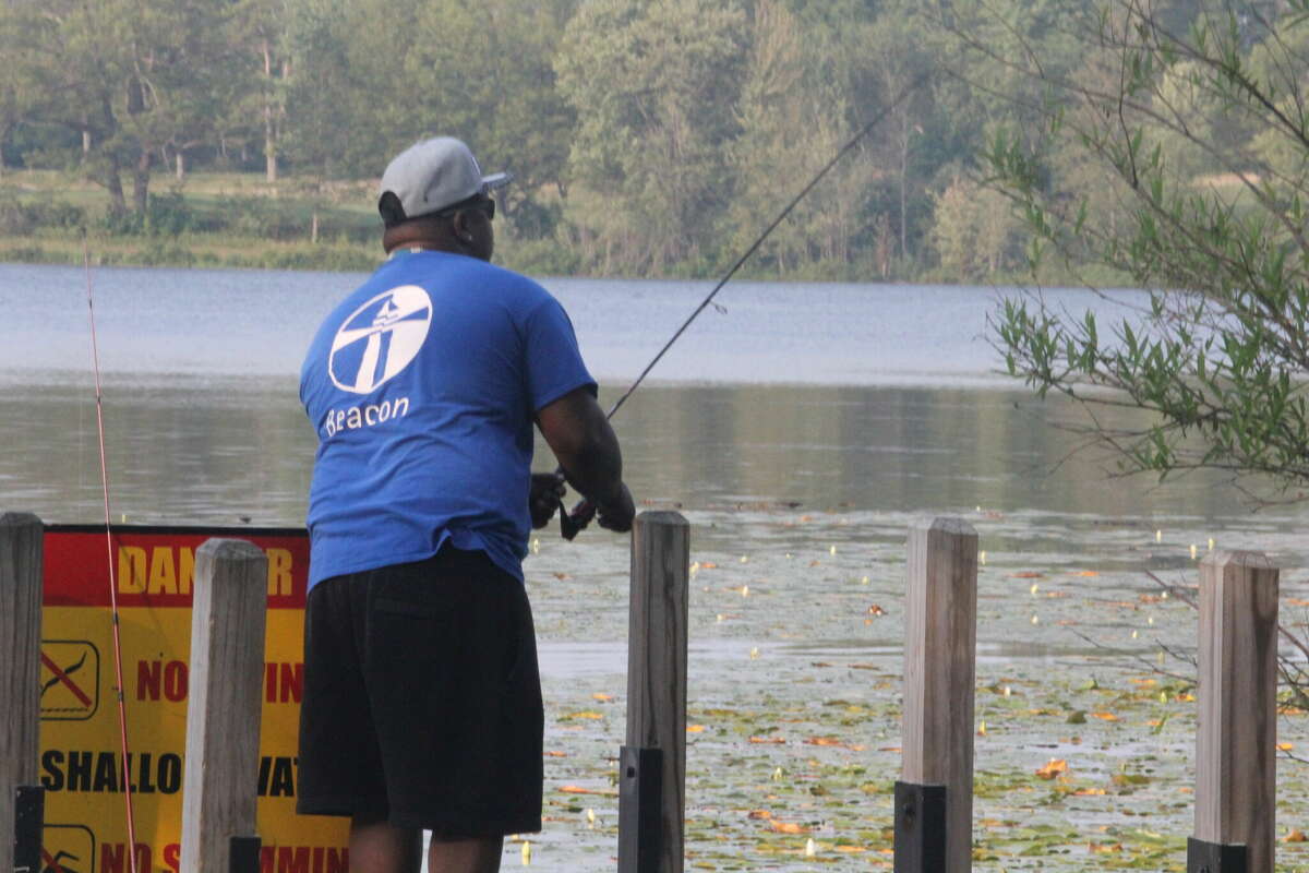 The warm weather should attract many people out fishing.