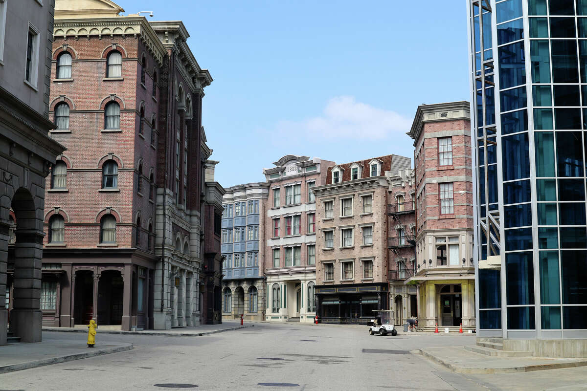 This New York street on the Universal backlot was once Victorian London for "Bram Stoker's Dracula."