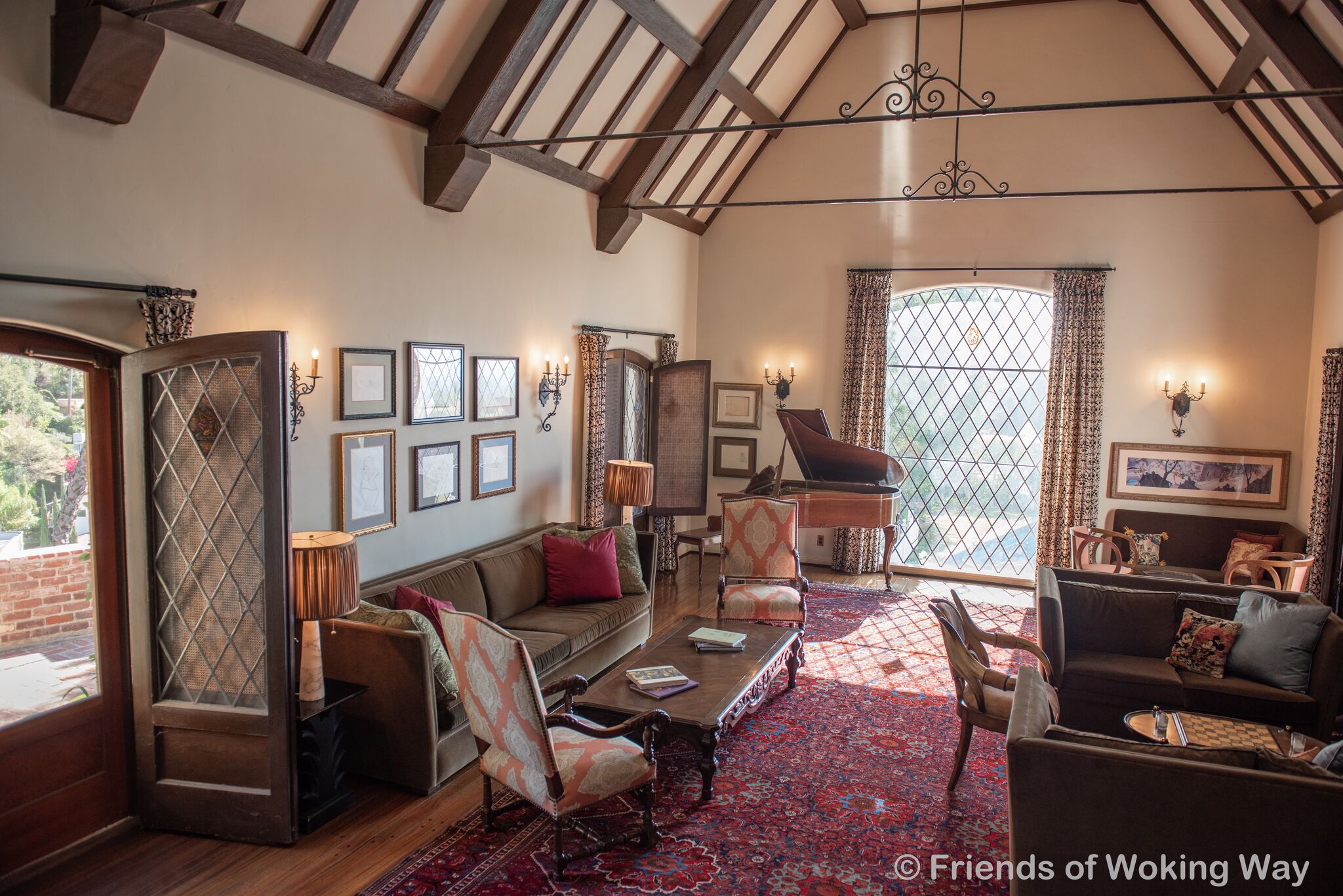 Inside the Los Angeles mansion where Walt Disney once lived