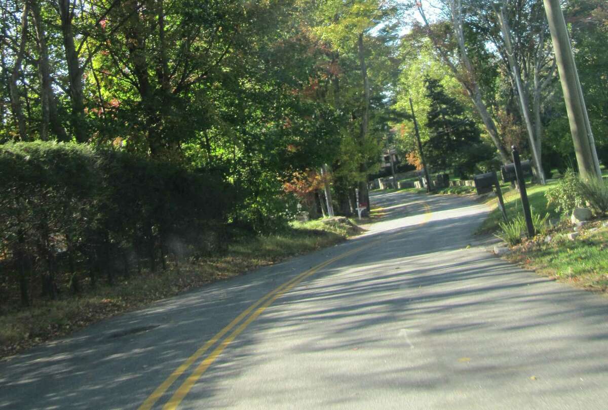 Pictured is a portion of Hillandale Road in Westport.