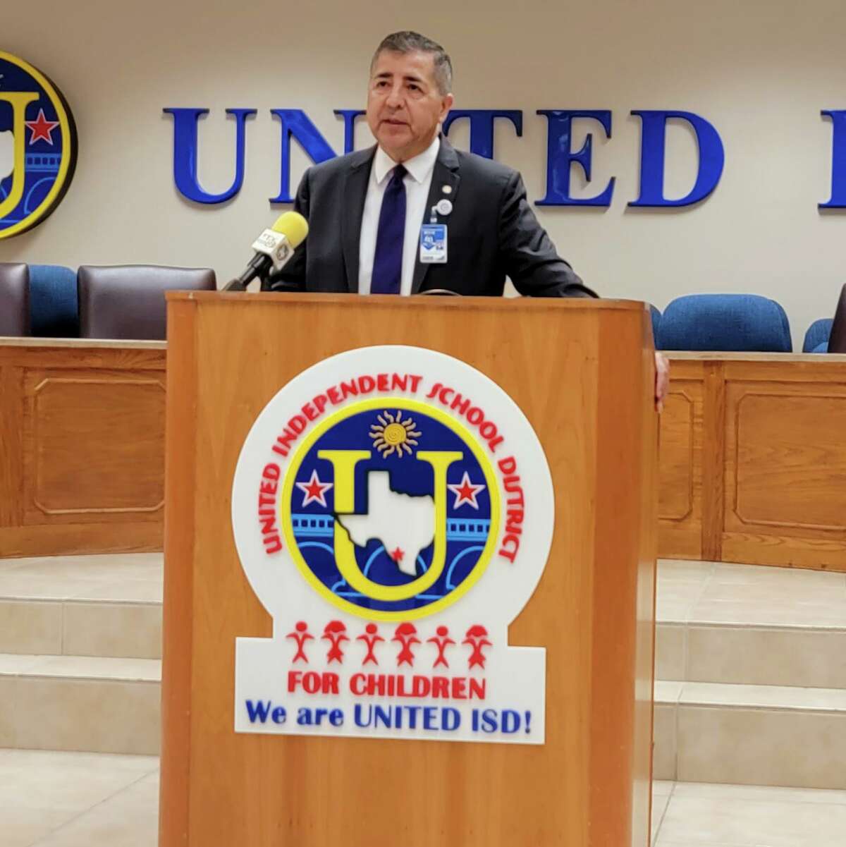 UISD Superintendent David Gonzalez on Friday, May 13, 2022.