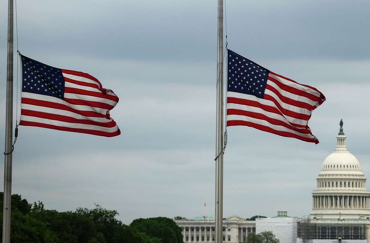 President Biden ordered flags to fly at half staff Thursday at the Washington Monument and other federal locations as the country nears 1 million COVID deaths.