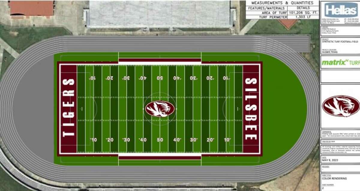 High School Football Field Turf