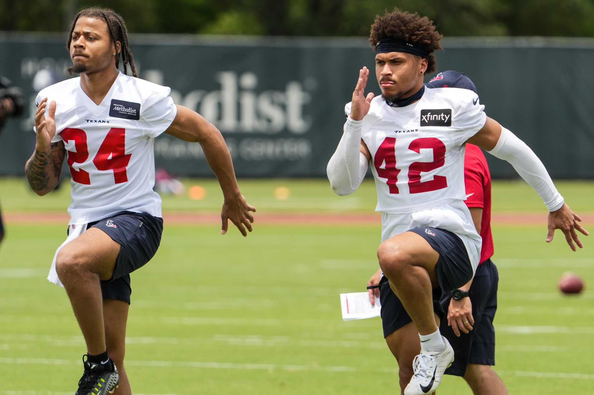 Texans training camp: Derek Stingley works as punt returner