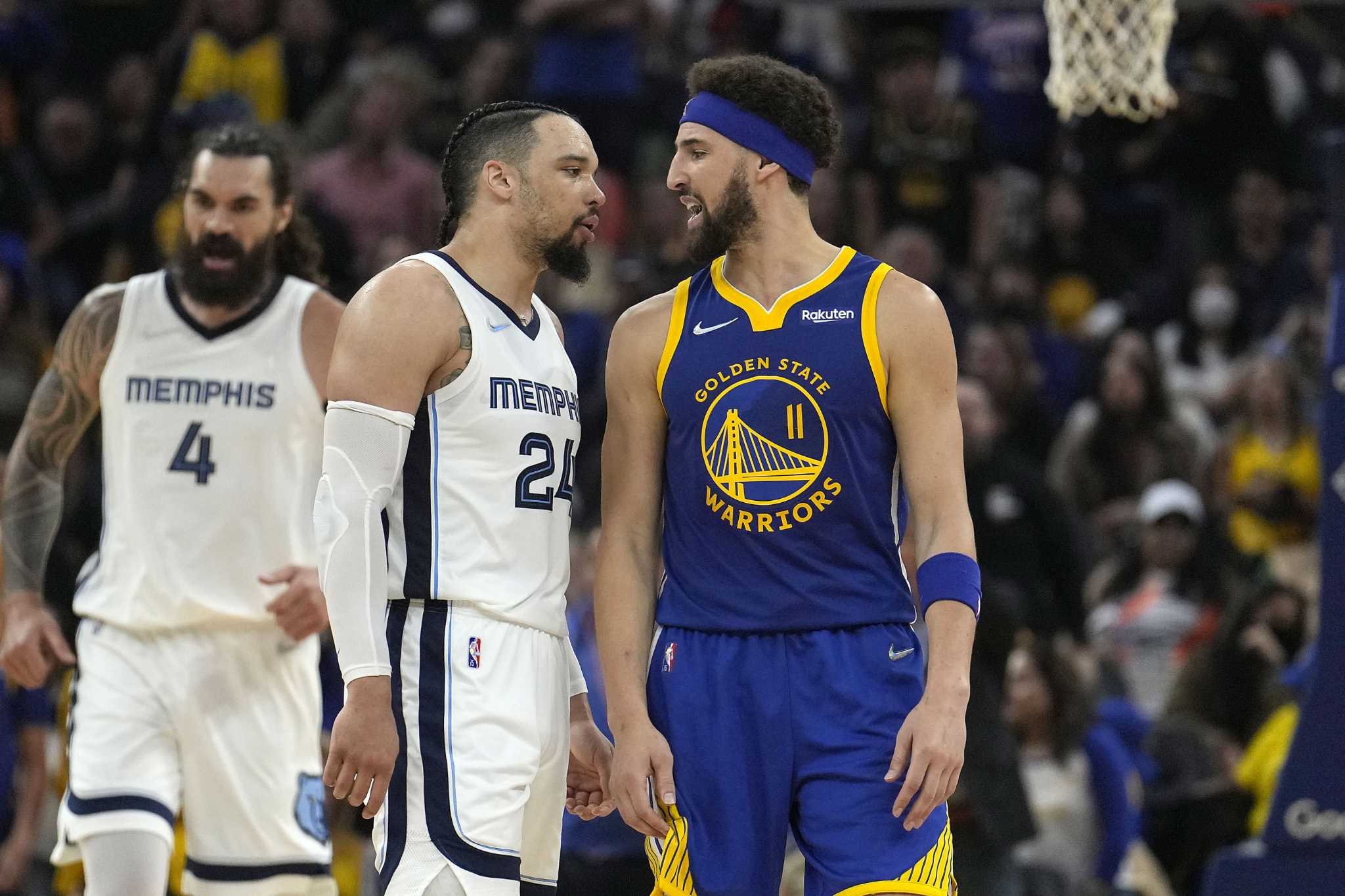 Klay Thompson Sticks Up For Steph Curry After Dillon Brooks' Flagrant