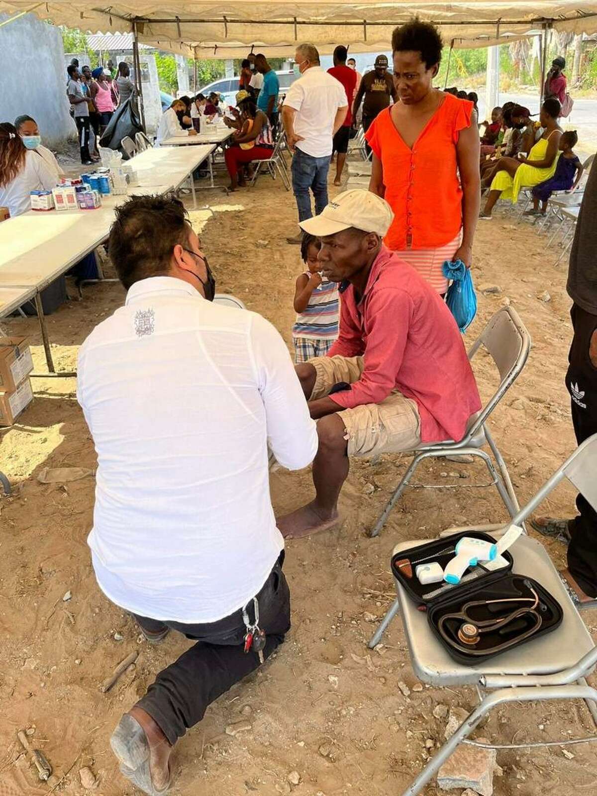 Nuevo Laredo health officials are dealing with an influx of about 5,500 Haitian immigrants that have arrived to the city as they await immigration court proceedings in the United States. Many of the immigrants are unvaccinated, have poor health, COVID-19 and many women are pregnant and have not received adequate care. 