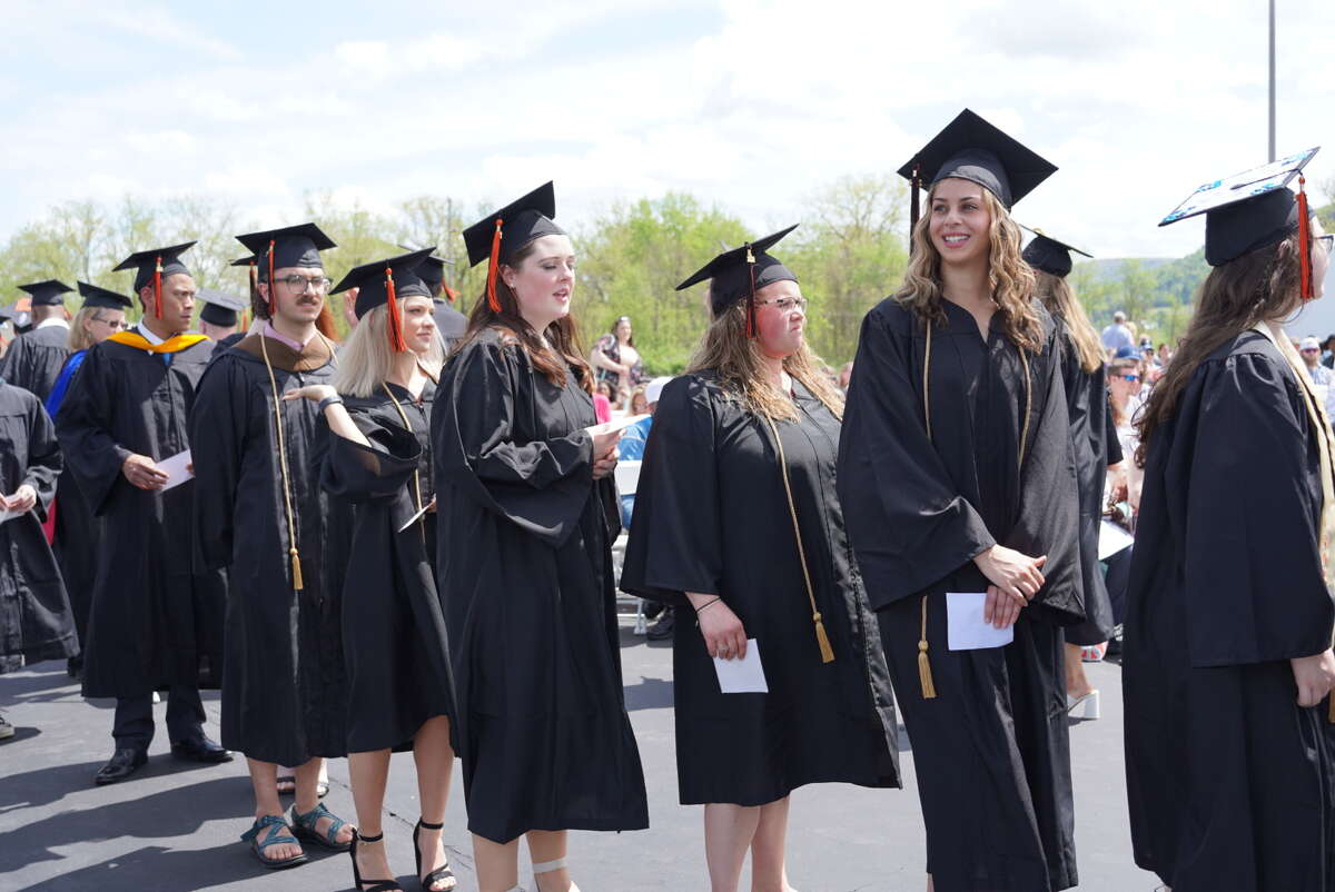 Class of 2022 SUNY Cobleskill graduates at the 104th commencement ceremony. (SUNY Cobleskill)