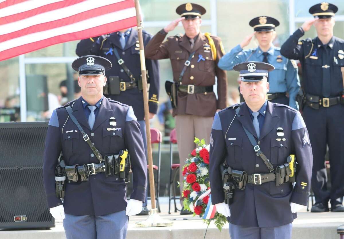 Ferris State University recently hosted the annual Police Memorial 2022, honoring current and former members of the Mecosta County Sheriff's Office, The Ferris Department of Public Safety, the Big Rapids Department of Public Safety and the Michigan State Police.