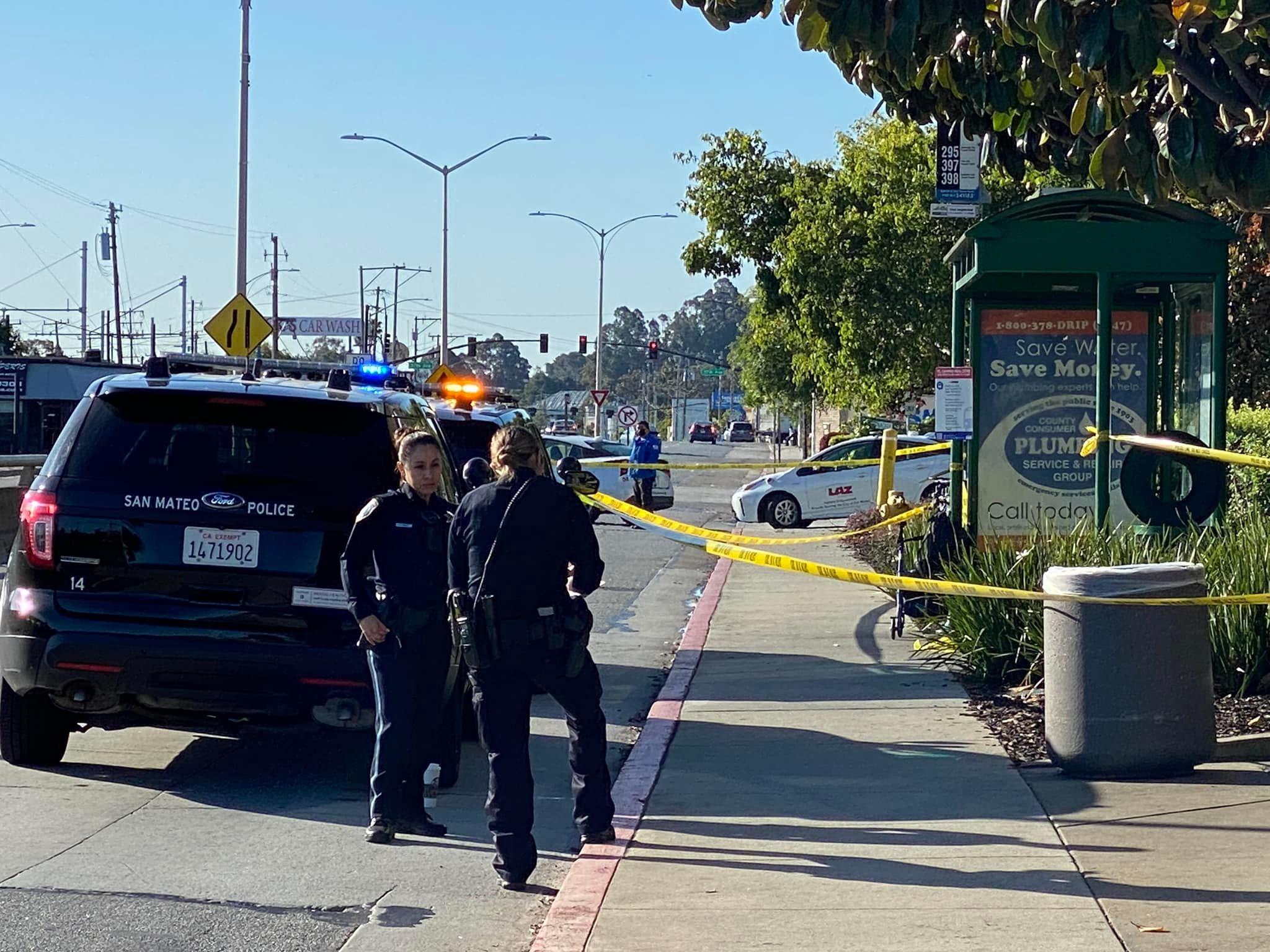 Man found dead at San Mateo bus stop, police suspect homicide