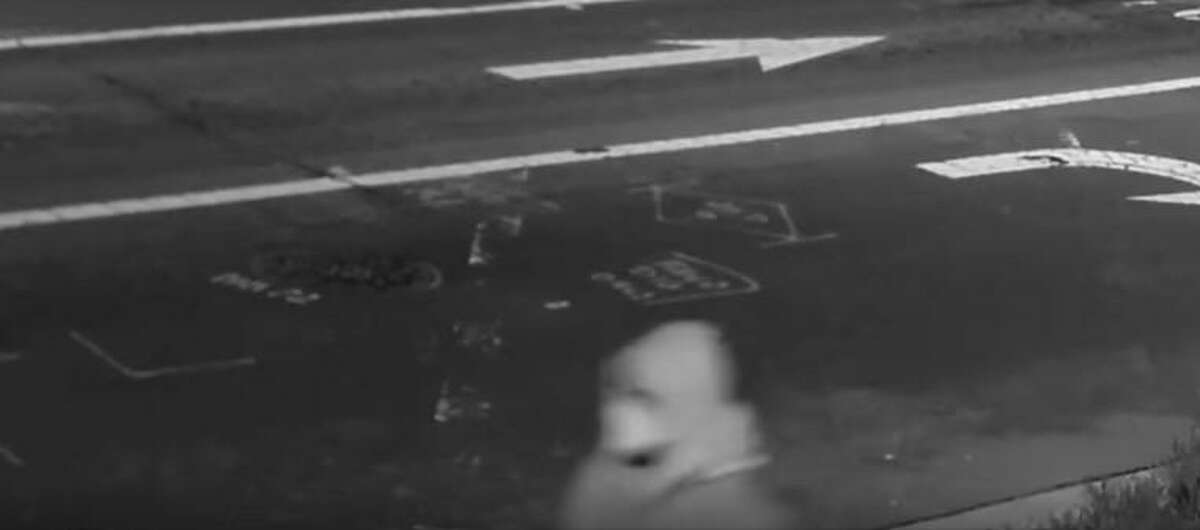 A screenshot from a surveillance video Oakley police released of the person they believe dropped off Alexis Gabe’s car and discarded her cell phone case on Jan. 26, 2022, the last night she was seen.