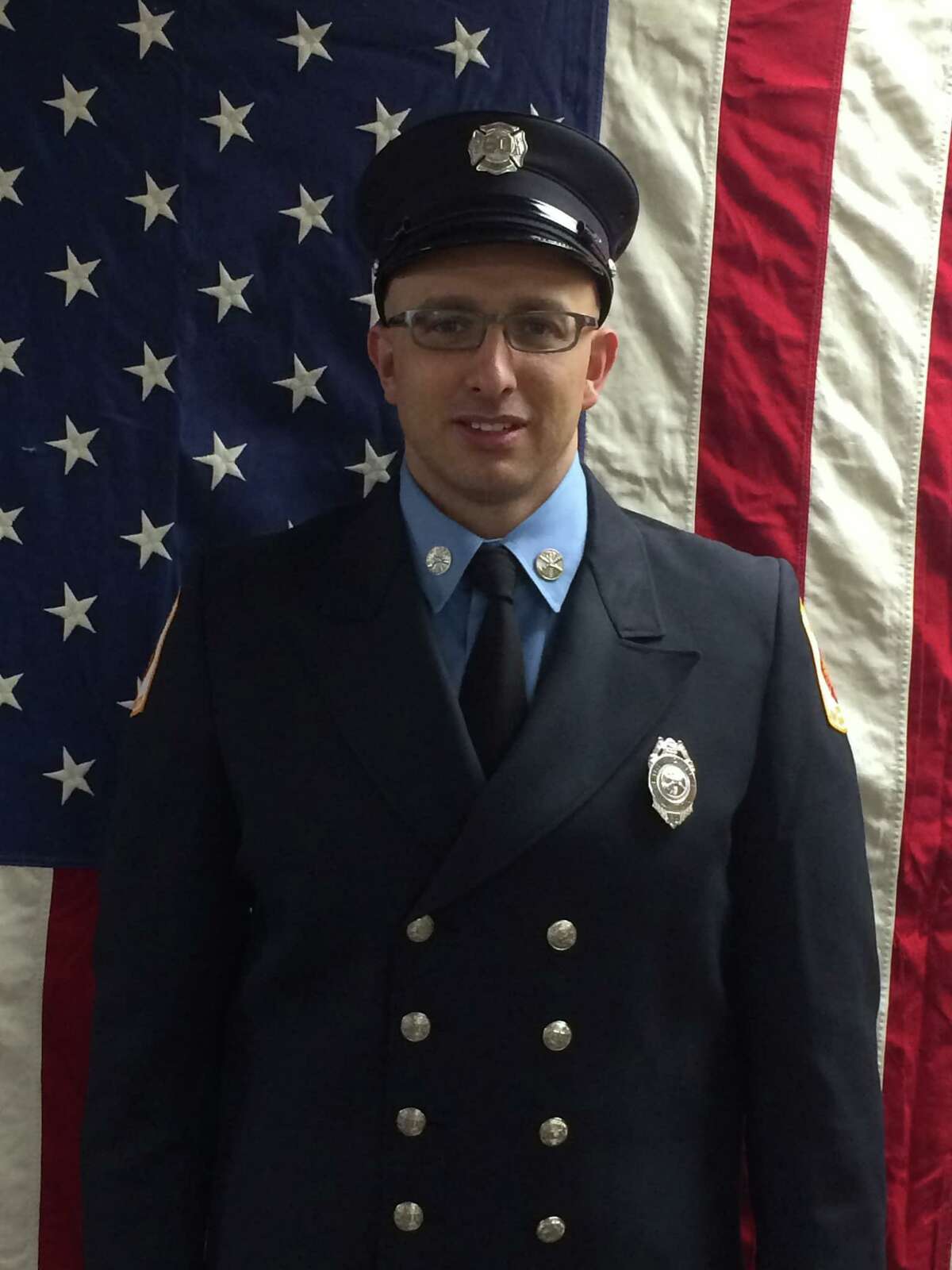 New Fire Captain Michael Blatchley was sworn in on Monday. Blatchley reminisced about following a budding passion to serve in the firehouse instead of his childhood dream of becoming a police officer.
