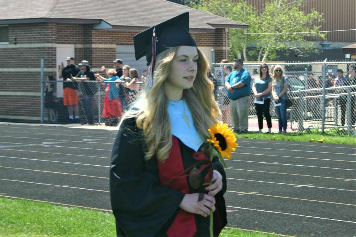 The Reed City High School 139th commencement ceremony was held on the RCHS football field on Sunday, May 15, with 95 graduating seniors walking across the stage. RCHS Distinguished Alumnus Award winner, James G. George, class of 1963 was the keynote speaker.