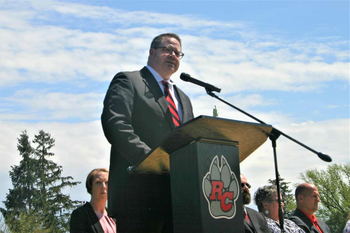 The Reed City High School 139th commencement ceremony was held on the RCHS football field on Sunday, May 15, with 95 graduating seniors walking across the stage. RCHS Distinguished Alumnus Award winner, James G. George, class of 1963 was the keynote speaker.