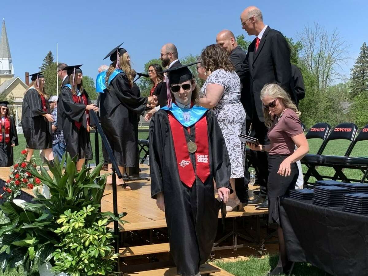 The Reed City High School 139th commencement ceremony was held on the RCHS football field on Sunday, May 15, with 95 graduating seniors walking across the stage. RCHS Distinguished Alumnus Award winner, James G. George, class of 1963 was the keynote speaker.