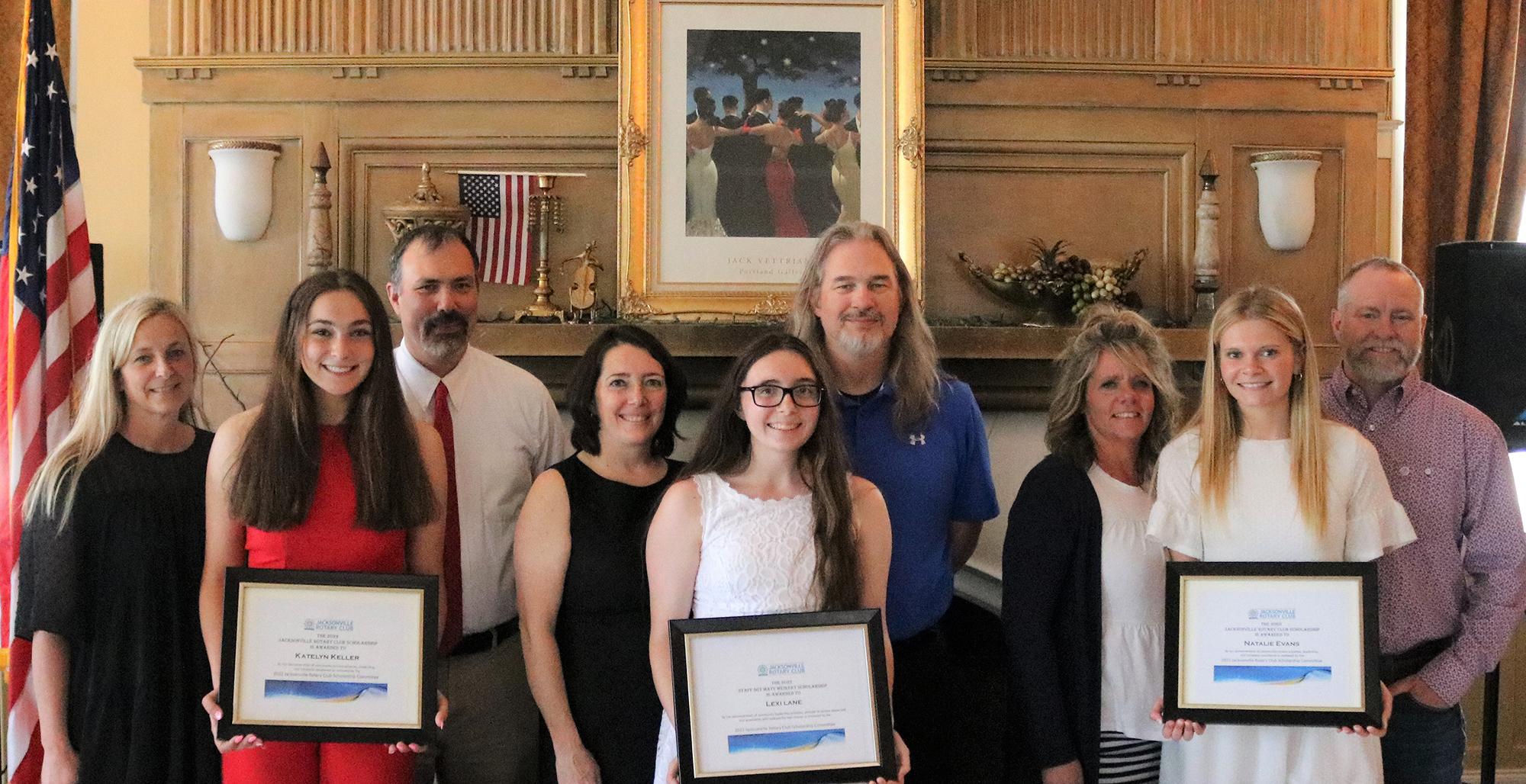 Rotary Club awards scholarships to Lexi Lane, Katelyn Keller and Natalie Evans - Vimarsana News