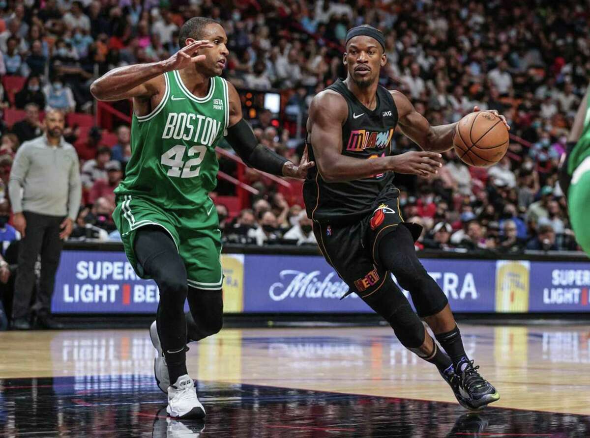 The Celtics and Al Horford take on the Heat and Jimmy Butler in Game 1 of the Eastern Conference finals in Miami at 5:30 p.m. Tuesday (ESPN/1050).