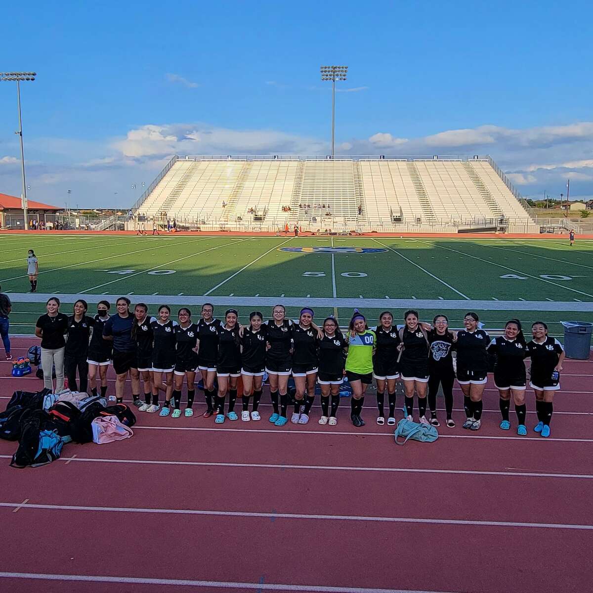 The United South Middle School girls’ soccer team won the UISD middle school title this season.