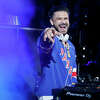 NEW YORK, NY - JANUARY 19: DJ Pauly D performs a set during the first intermission of the game between the New York Rangers and the Toronto Maple Leafs at Madison Square Garden on January 19, 2022 in New York City. (Photo by Jared Silber/NHLI via Getty Images)