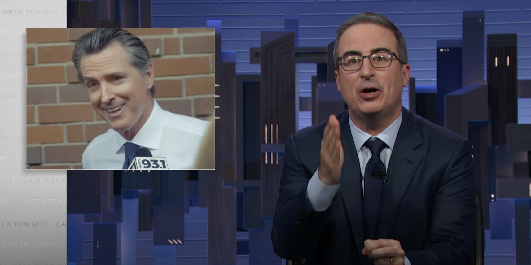 HBO's John Oliver trashes PG&E again, digs at Newsom