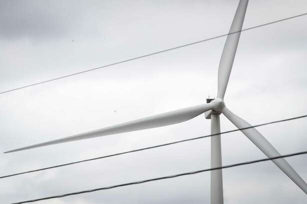 Wind turbines operate Friday, Feb. 11, 2022, near Sebastian.