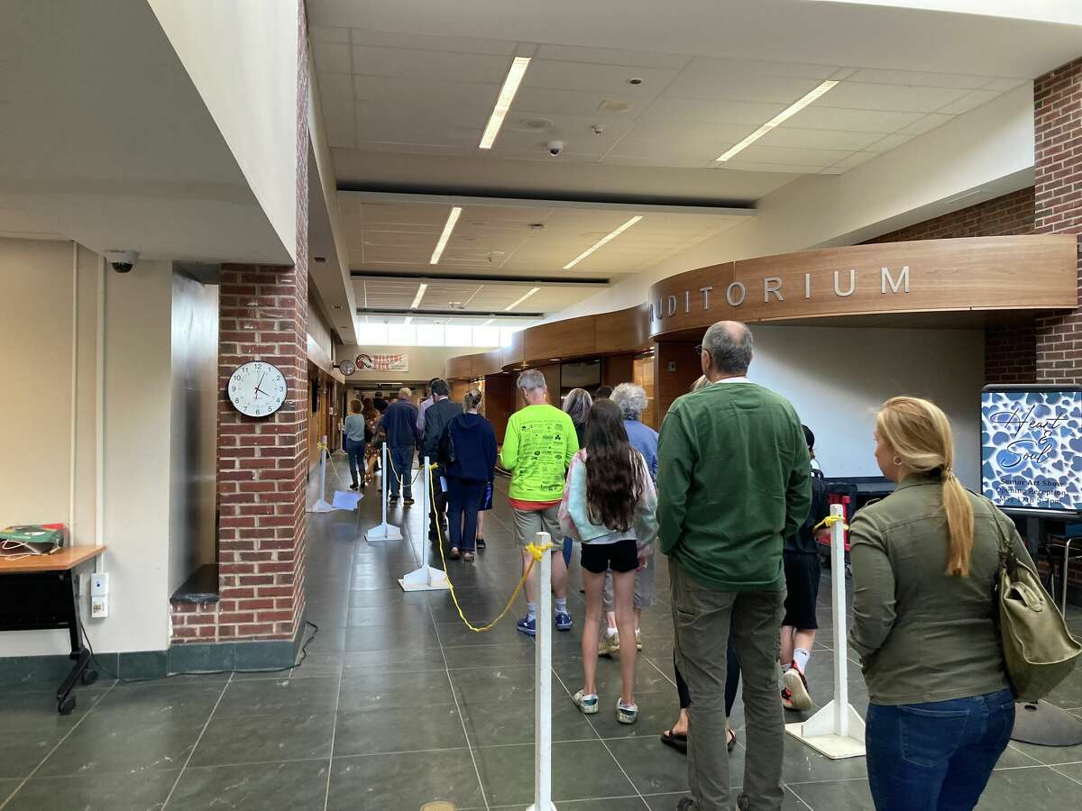 Voters waited in a line that stretched down the hallway at Bethlehem High School, out the door, and to the parking lot. Bethlehem officials said turnout was twice as high as normal. The "take back our schools" candidate in Bethlehem was soundly defeated.