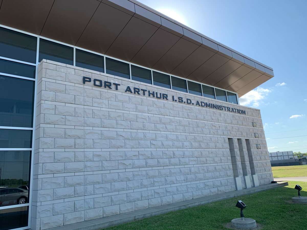 Port Arthur ISD Administration Building. Photo taken May 17, 2022. Photo by Olivia Malick/ The Enterprise