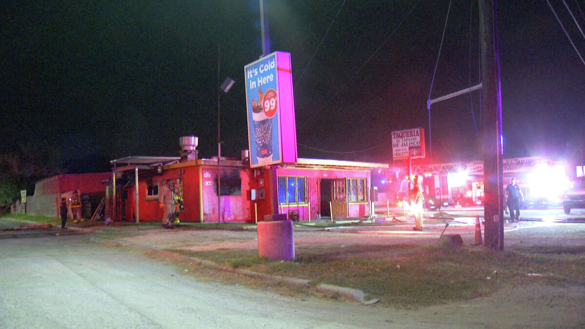 Firefighters have deemed this taqueria at 5323 Roosevelt a complete loss after an overnight fire.