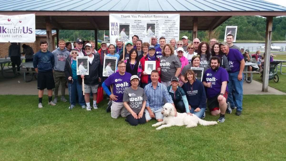 Teams from across northern Michigan come to Frankfort to take part in the Northern Michigan/Frankfort Walk To Cure Lupus, which raises money for research on the disease. 