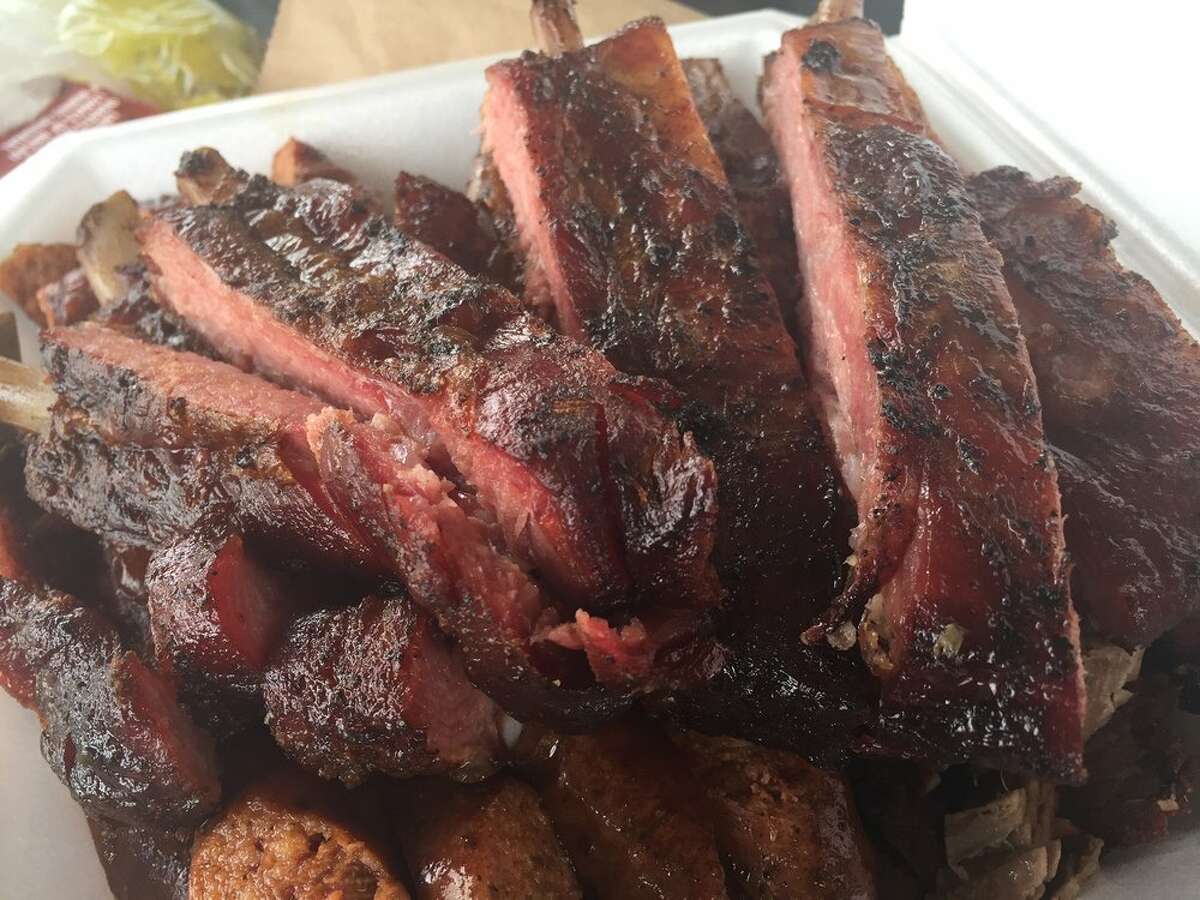 Ribs from Burns Original BBQ.