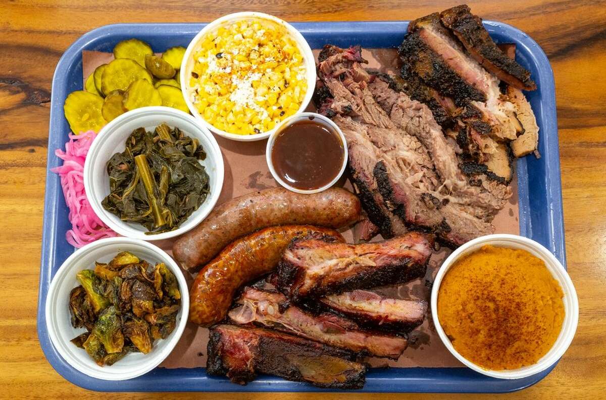Feges BBQ serves chopped brisket sandwiches, whole-hog platters and non-traditional barbecue sides. 