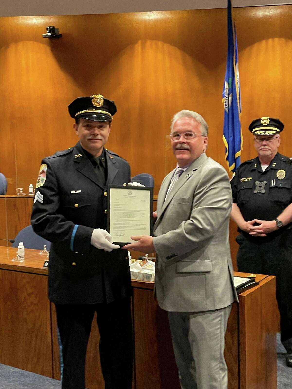 Four promoted on Danbury police force