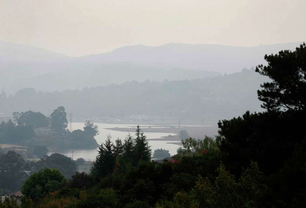 Smoke from the 2020 Glass Fire in Napa and Sonoma counties blankets Mill Valley. It caused poor visibility and breathing difficulty for many. A mixture of rising temperatures, gusting winds and low humidity are expected to coalesce across much of Northern California, ushering in an elevated risk of wildfires sparking and spreading quickly.
