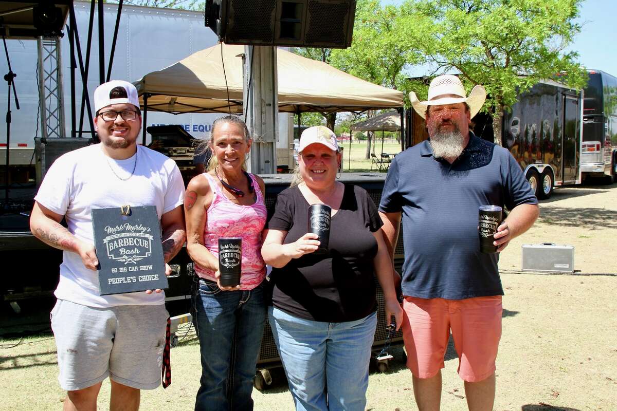 The annual Mark Marley GO BIG or GO HOME BBQ Bash attracted cooks from near and far to Plainview for a weekend of cooking competitions.  Car Show Awards-Best in show-Christopner Gutierrez , Best engine-  Rebecca Duvall . Best Interior-Tie-Cindy Mask & Heath Pinkerton.
